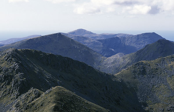 The North Harris Hills - NW from Clisham
